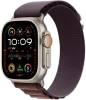 Apple Watch Series Ultra 2 49mm Natural Titanium Case with Indigo Alpine Loop S