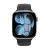 Apple Watch Series 11 42mm Aluminum Space Gray Case Black Sport Band S/M